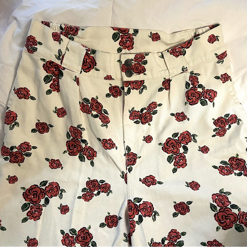 Lucy & Yak Addison High Waisted Tapered Jeans Rosella 36 Long